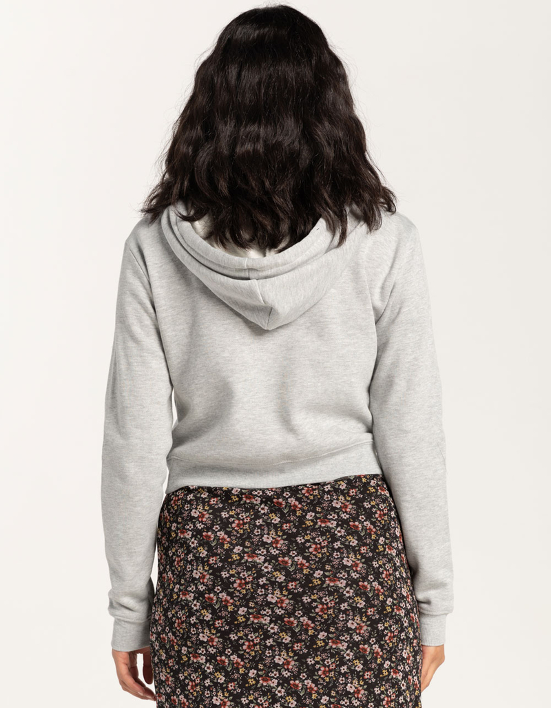 RSQ Womens California Crop Zip-Up Hoodie image number 3