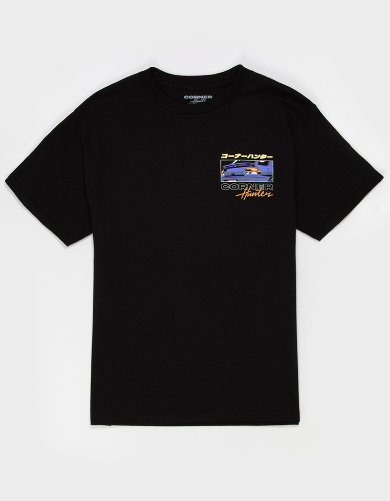 CORNER HUNTER Rally Wagon Mens Tee image number 1