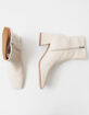 DELICIOUS Ankle Block Heel Womens Boots image number 5