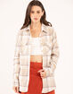 RSQ Womens Plaid Oversized Flannel image number 4
