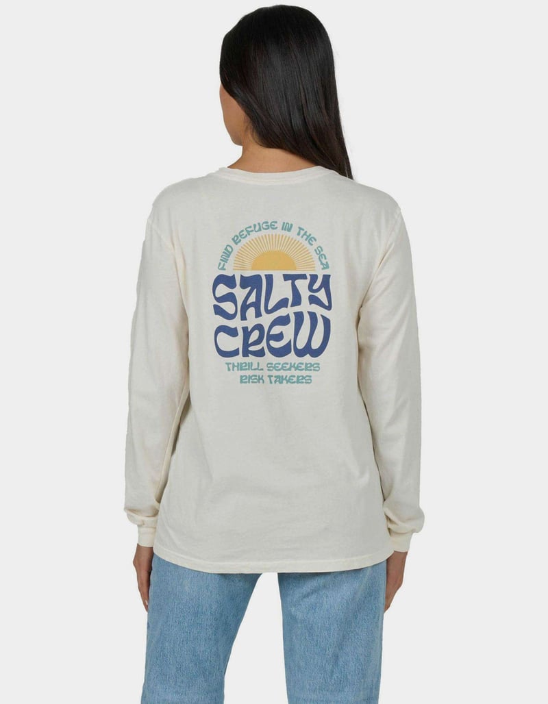 SALTY CREW Sunrise Womens Long Sleeve Boyfriend Tee image number 0