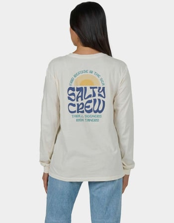 SALTY CREW Sunrise Womens Long Sleeve Boyfriend Tee Primary Image