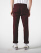 RSQ London Mens Skinny Stretch Chino Pants image number 3