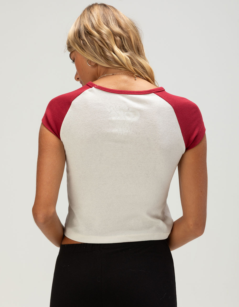 CHERRY COKE Womens Raglan Tee image number 3