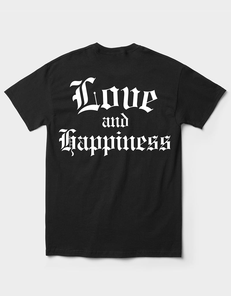 BECAUSE WEEKEND Love And Happiness Mens Tee image number 0