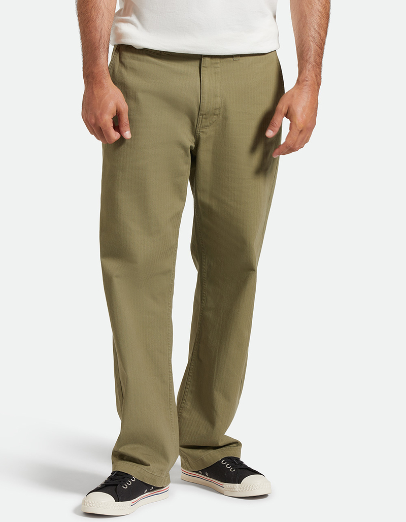 BRIXTON Surplus Herringbone Mens Relaxed Pants image number 1