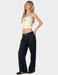 EDIKTED Petite Raelynn Washed Low Rise Jeans image number 3