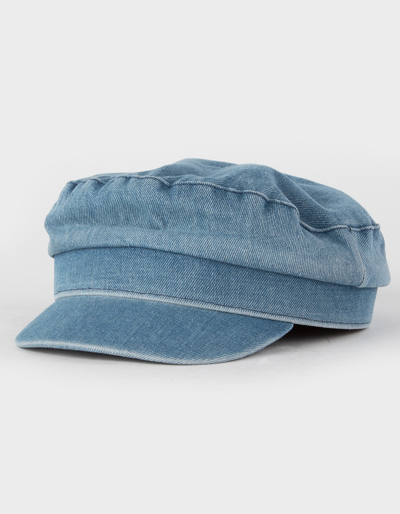 Denim Newsboy Womens Hat image number 4