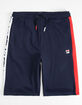 FILA Logo Navy Boys Sweat Shorts image number 1