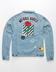 BROOKLYN CLOTH No Bad Vibes Mens Denim Jacket image number 4