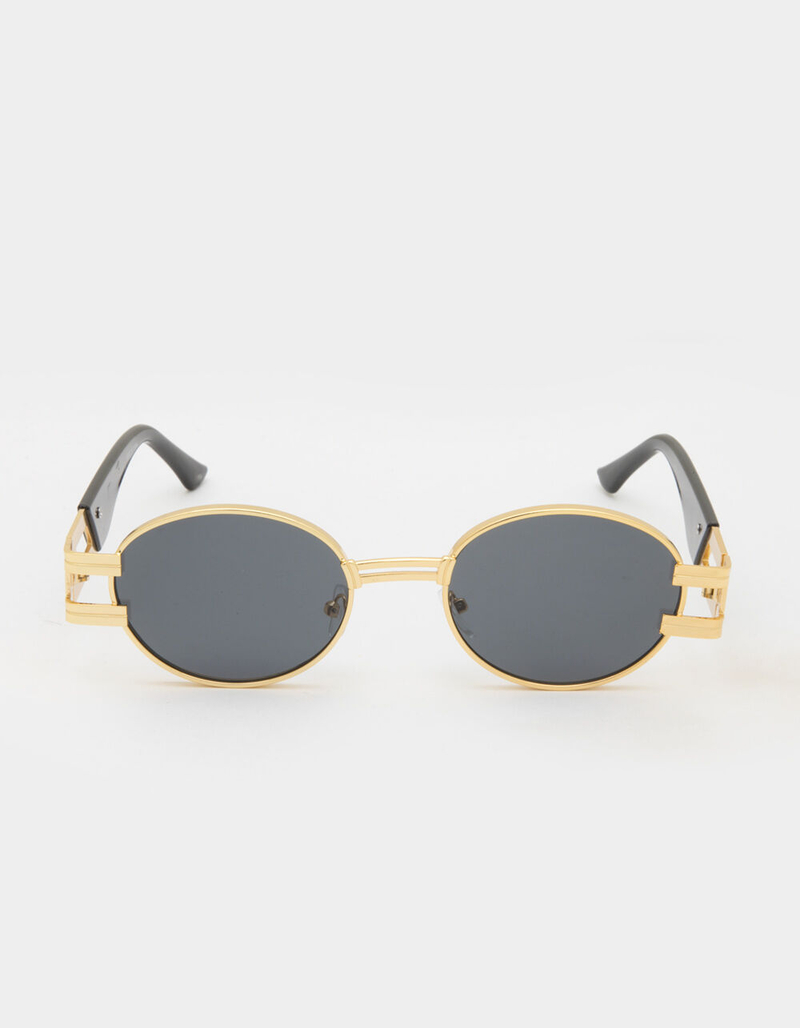 Oval Metal Detail Sunglasses image number 1