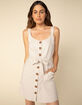 WEST OF MELROSE Pushing My Buttons Tie Waist Dress image number 1