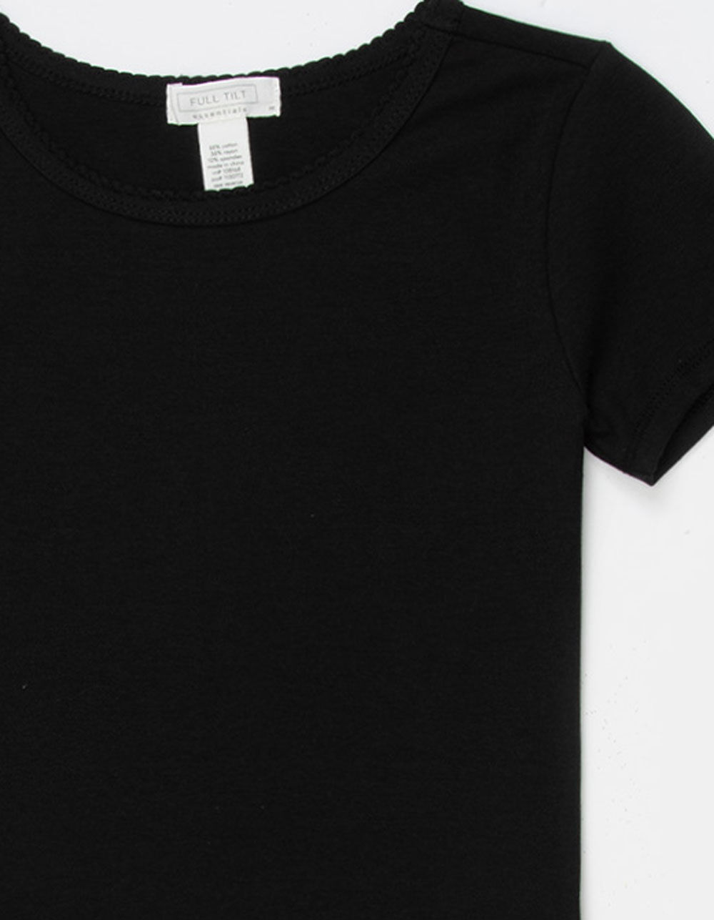 FULL TILT Essentials Girls Baby Tee - BLACK | Tillys