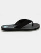 QUIKSILVER Carver Print Black & Blue Boys Sandals image number 3