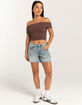 RSQ Womens Off The Shoulder Top image number 2