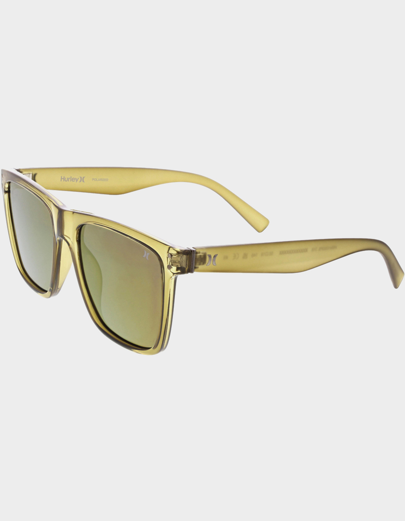 HURLEY Polarized Flat Top Square Sunglasses image number 0