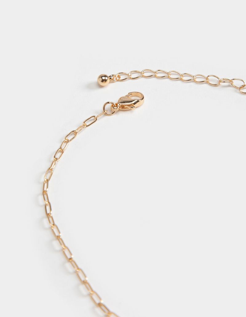 FULL TILT Heart Rhinestone Pendant Necklace image number 2