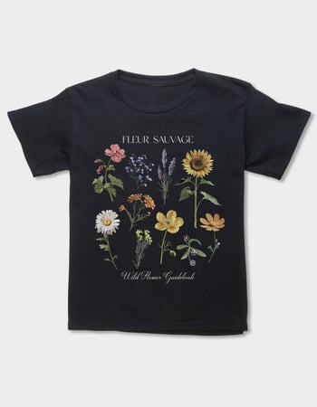 FLOWER Wild Flower Guidebook Unisex Kids Tee Primary Image
