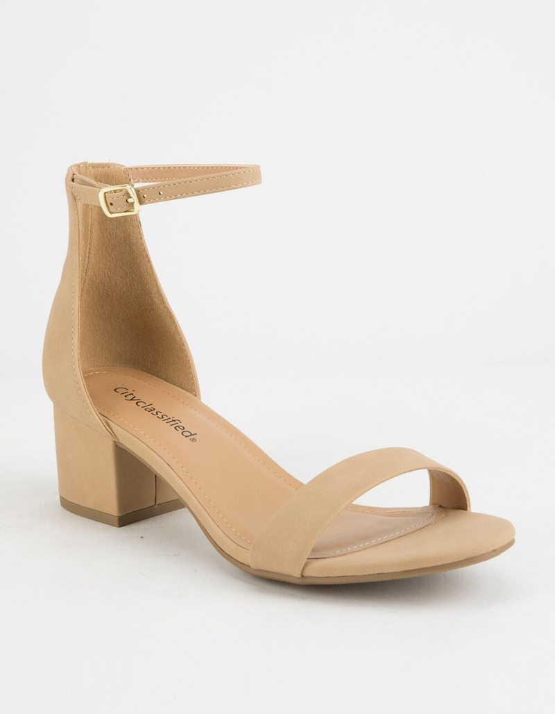 CITY CLASSIFIED Weekend Natural Womens Heeled Sandals image number 0