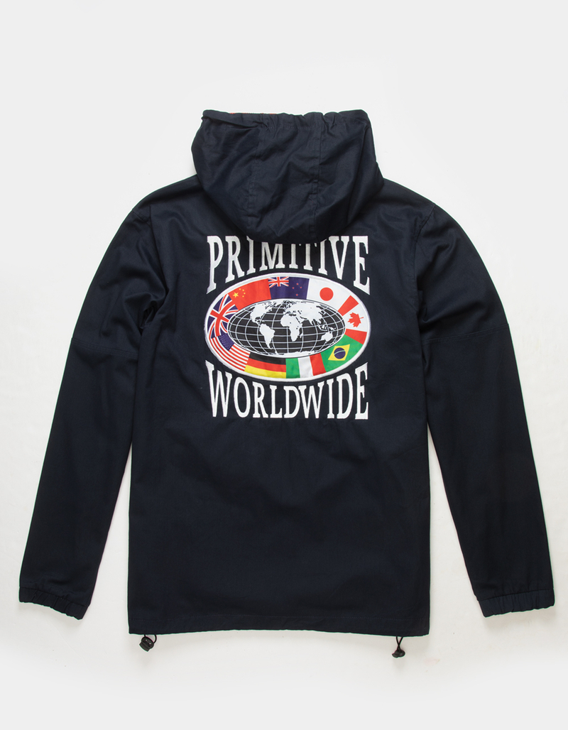 PRIMITIVE Traveler Mens Anorak Jacket NAVY Tillys