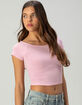 TILLYS Boat Neck Womens Tee image number 3