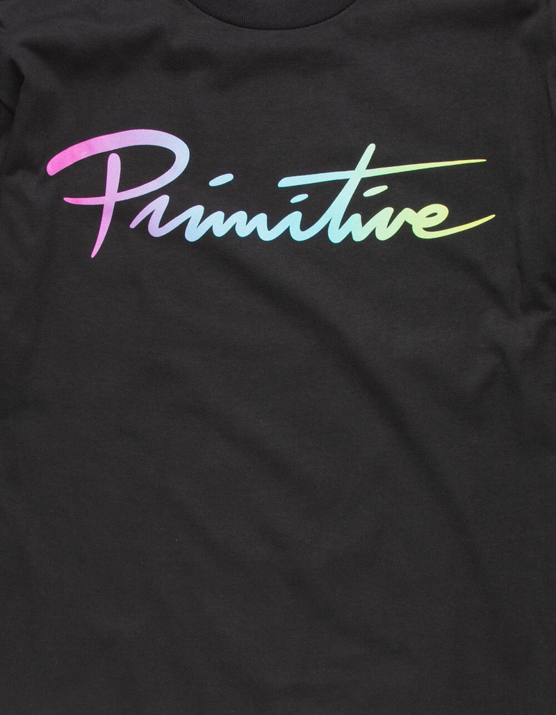 PRIMITIVE Nuevo Gradient Black Mens T-Shirt image number 1
