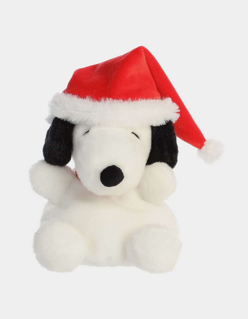PALM PALS Peanuts Santa Snoopy Plush Toy image number 0