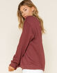 SUB_URBAN RIOT Wine Willow Womens Crew Sweatshirt image number 2
