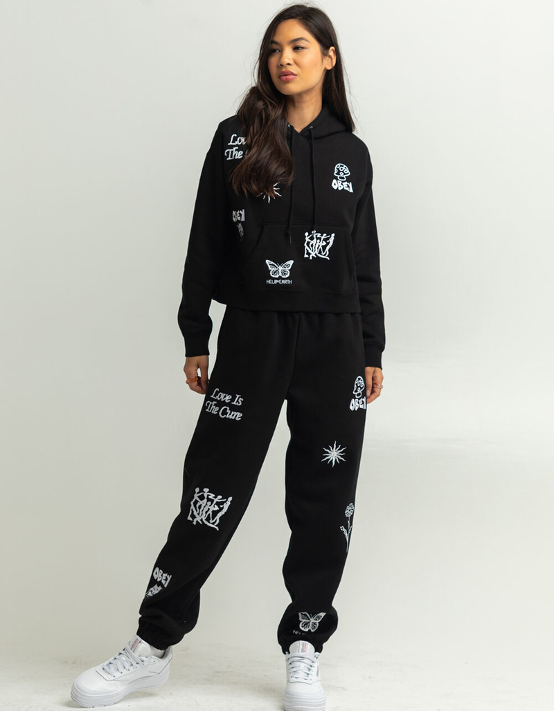 OBEY Optimism Womens Hoodie image number 3