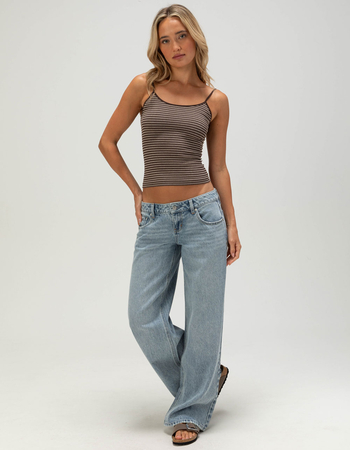 FULL TILT Seamless Stripe Womens Cami Alternative Image