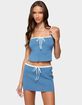 EDIKTED Pheobe Contrast Knit Tank Top image number 1