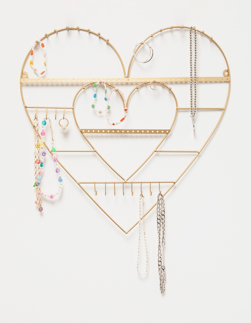 Heart Wall Jewelry Organizer image number 1