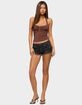 EDIKTED Lavan Gathered Bead Halter Top image number 4