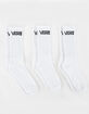 VANS 3 Pack Classic Mens Crew Socks image number 1
