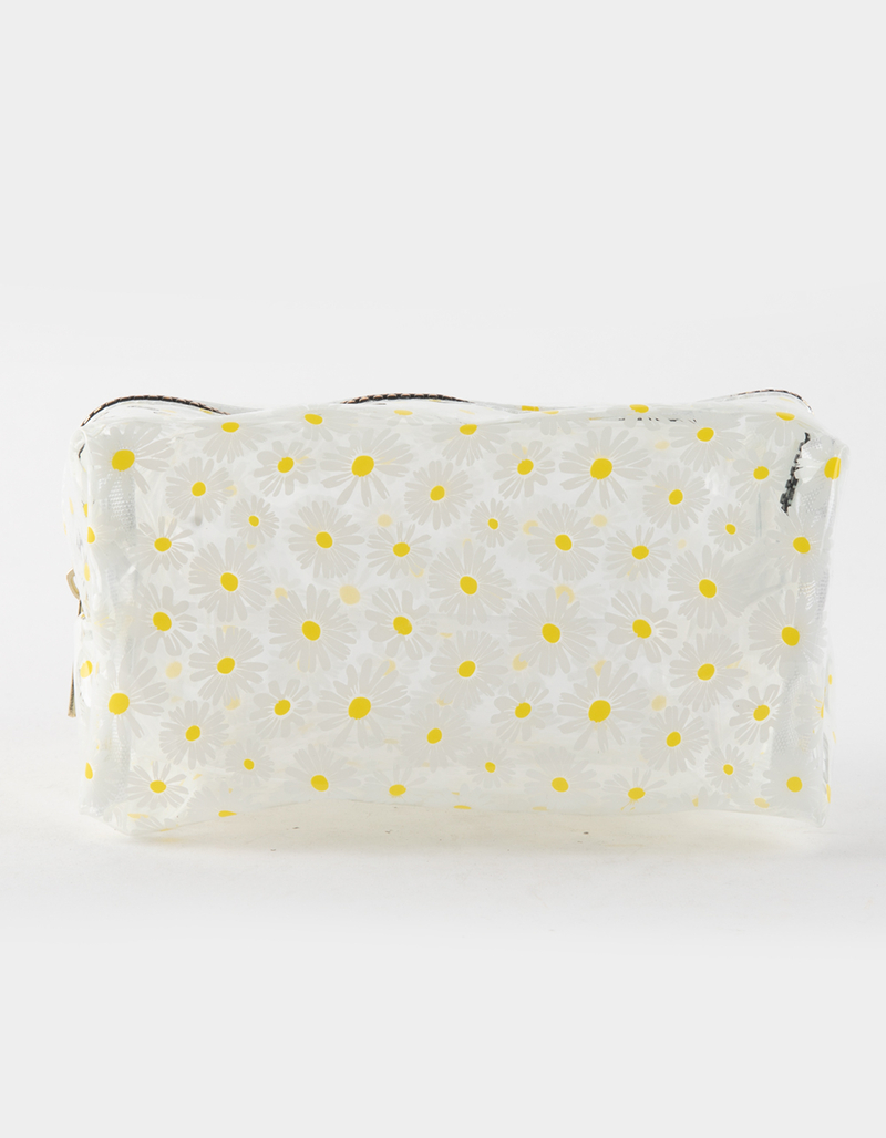 Clear Daisy Makeup Bag image number 0