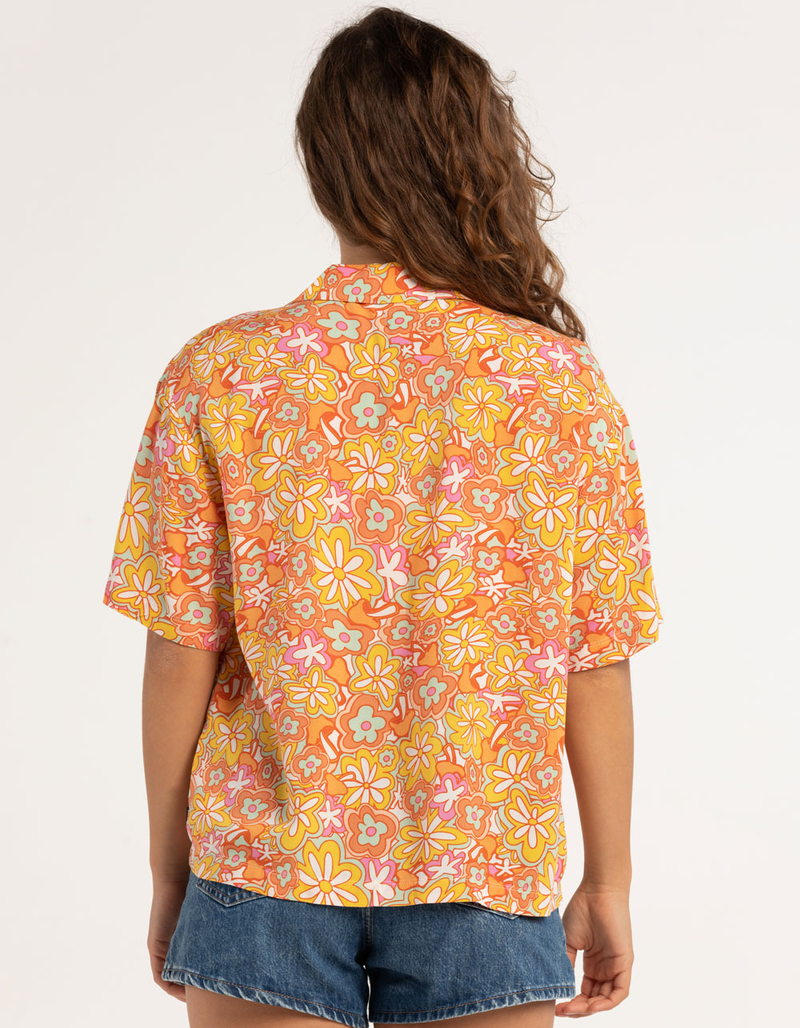 VANS Resort Floral Womens Button Up Shirt image number 2