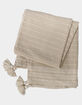 Neutral Woven Throw Blanket image number 1