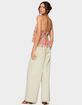 EDIKTED Dragon Lily Layered Chiffon Halter Top image number 4