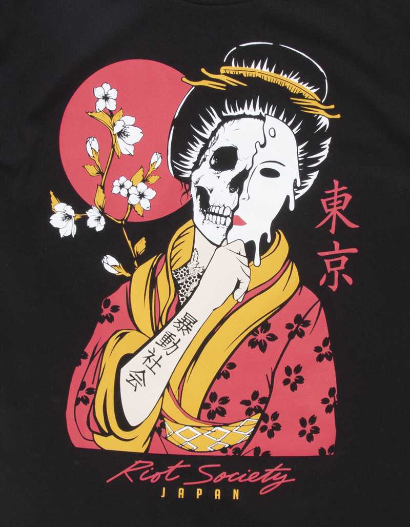 RIOT SOCIETY Melting Geisha Mens Tee image number 1