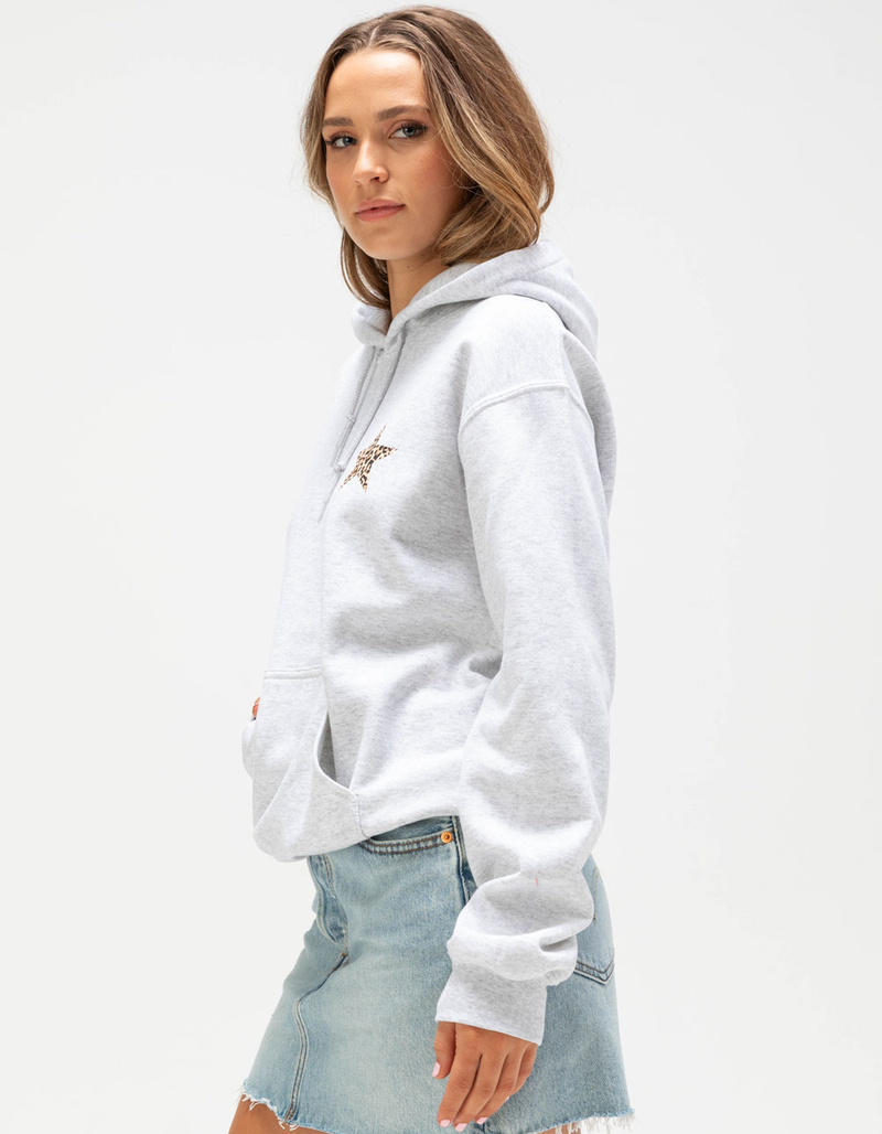 RIOT SOCIETY Leopard Star Womens Hoodie image number 2