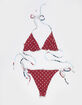 FULL TILT Textured Reversible Triangle Bikini Top image number 7