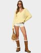 EDIKTED Francine Oversized V-Neck Cardigan image number 5