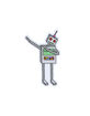 STICKIE BANDITS Robot Dab Sticker image number 1