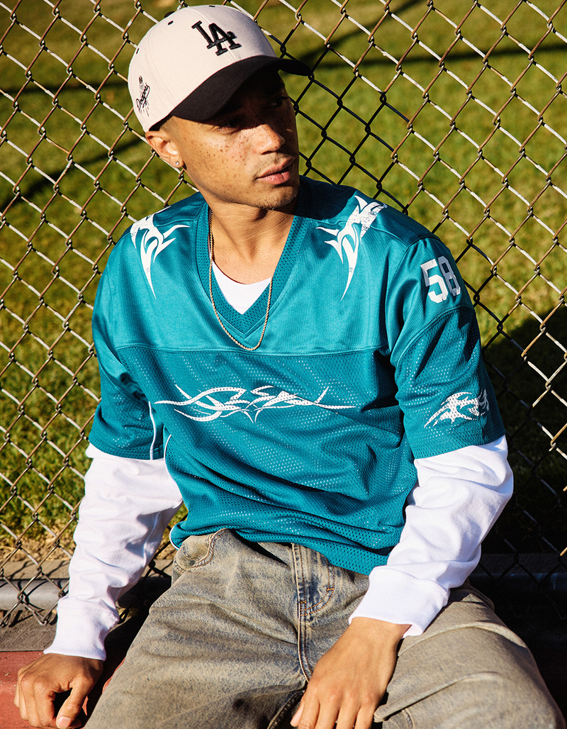 RSQ Mens Mesh Football Jersey image number 3
