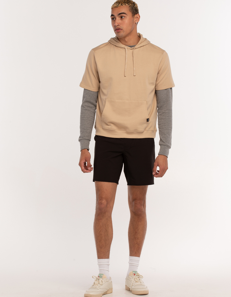 RSQ Mens Solid Short Sleeve Hoodie image number 3