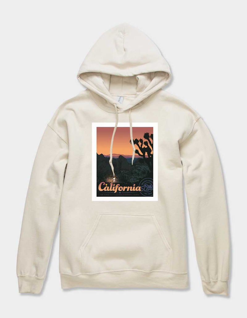 PEANUTS Beagle Scout Snoopy California Nights Unisex Hoodie image number 0