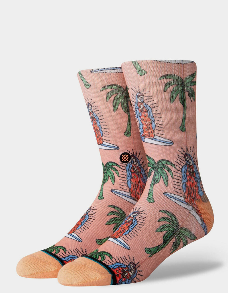 STANCE Surfin Guadalupe Mens Crew Socks image number 0