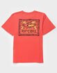 RIP CURL Lost Islands Logo Boys Tee image number 1