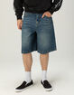RSQ Mens Embroidered Jorts image number 3