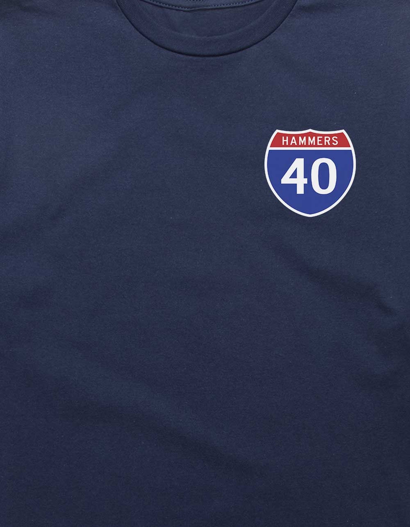 FORTY HAMMERS Highway 40 Unisex Tee image number 2